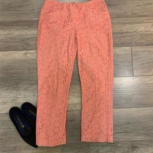Beautiful Anthropolgie Lace Capri Pants